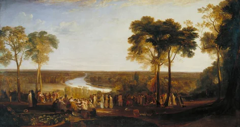 England - Richmond Hill, am Geburtstag des Prinzregenten